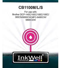 PACK CARTOUCHE BROTHER CB1100-195C INKWELL