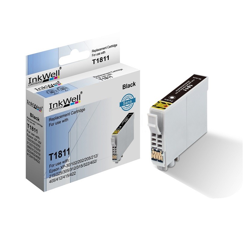 CARTOUCHE EPSON XP 102/202 -1281 NOIR INKWELL 1811