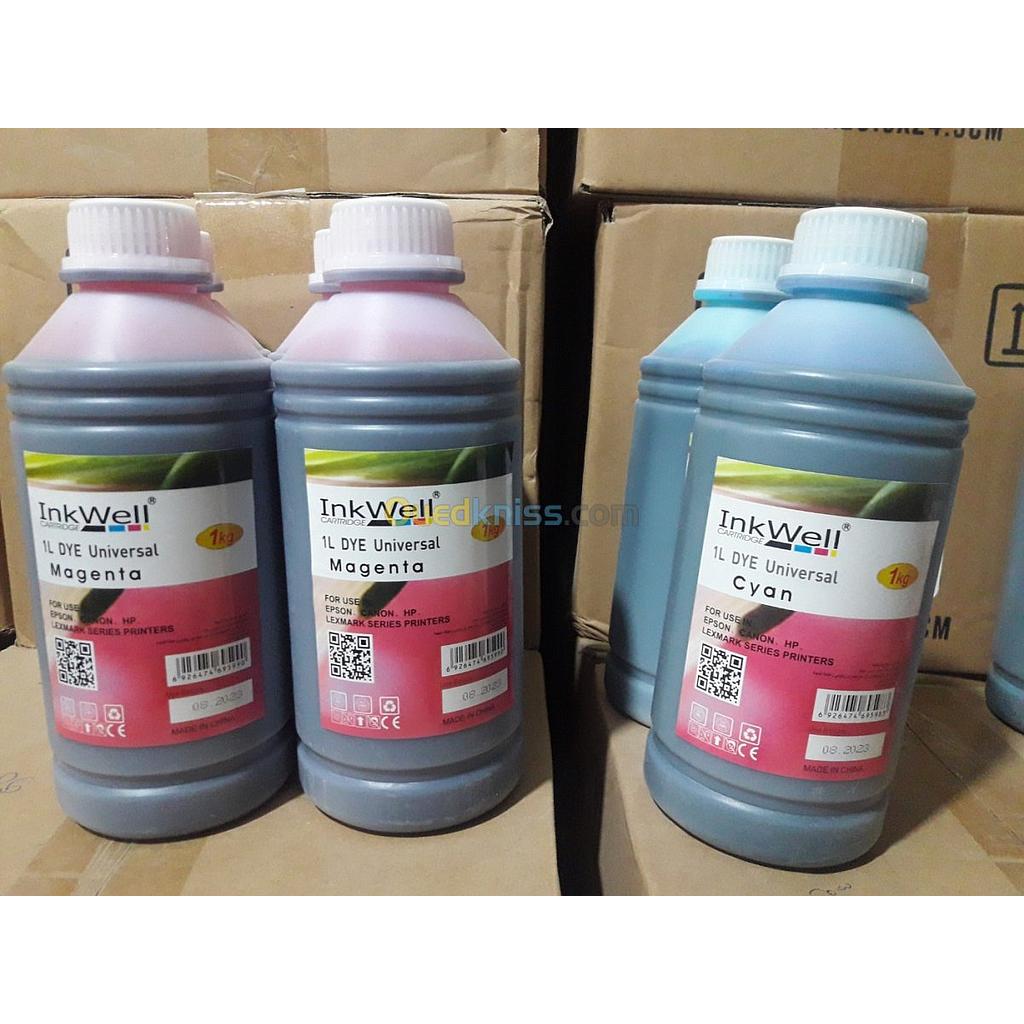 KIT RECHARGE ENCRE 1KG INKWELL