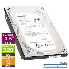 DISQUE DUR INTERNE 3,5" SATA SEAGATE 320G