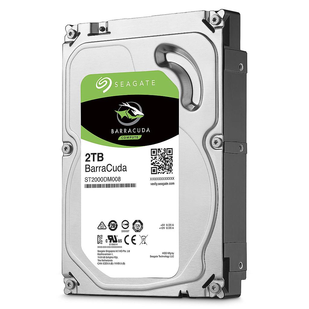 DISQUE DUR INTERNE 3,5" SATA SEAGATE 2T