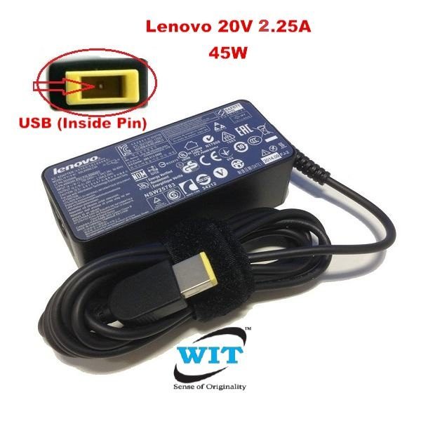 CHARGEUR COPIE ORIGINAL LENOVO 20V  2.25A FICHE USB