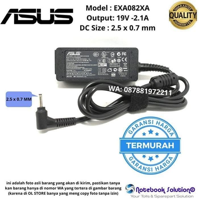 CHARGEUR COPIE ORIGINAL ASUS  19V  2.10A