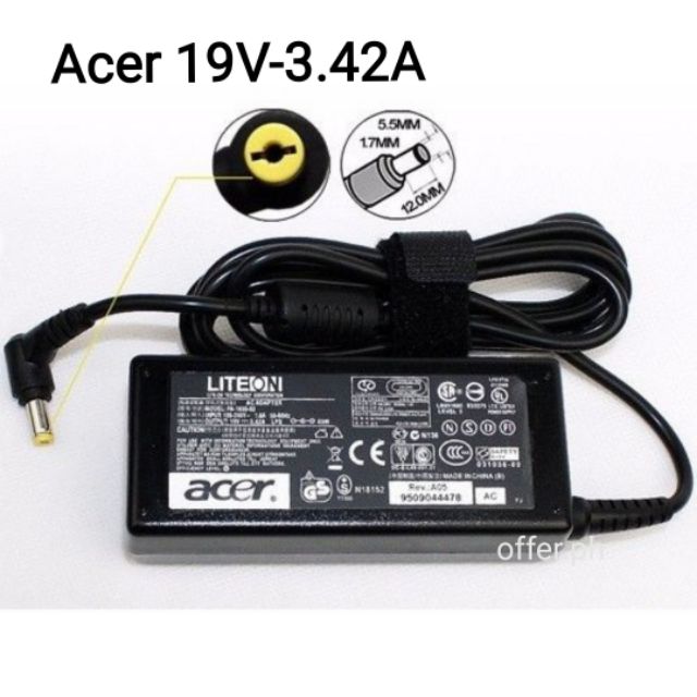 CHARGEUR ORIGINAL ACER 19V  3.42A