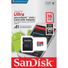 CARTE MEMOIRE SANDISK SD 16G